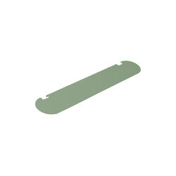 Moon Light Shelf, mossy green, Pedestal