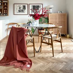 Classic pledd, rusty red, ELVANG