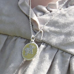 Lykkeliten, sølv /solgul, Th. Marthinsen