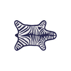 Zebra badematte, navy, Jonathan Adler