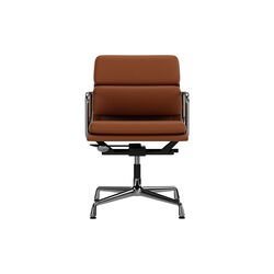 Soft Pad Chair, cognac/polished, Vitra 