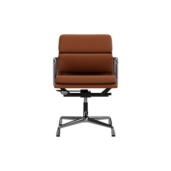 Soft Pad Chair, cognac/polished, Vitra 