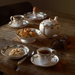 Stjerne Riflet Jul eggeglass, 2 stk., Royal Copenhagen