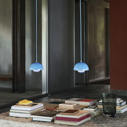 Flowerpot VP10 pendel, swim blue, &Tradition
