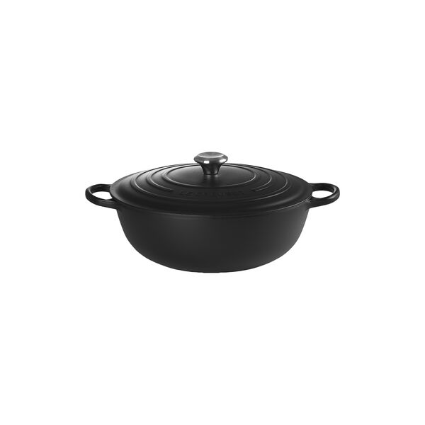 Signature st&oslash;pejern stekegryte &Oslash; 32 cm, matte black, Le Creuset