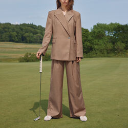 WaterlilyBBVala pants, brown melange, Bruuns Bazaar