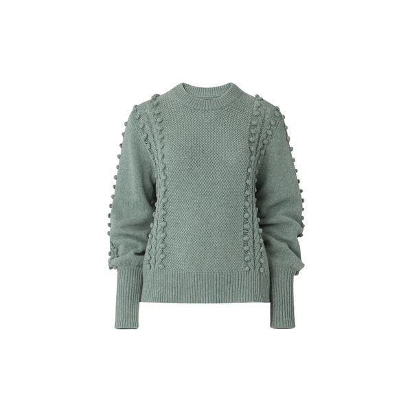 Cardi Pompom Sweater, Lexington