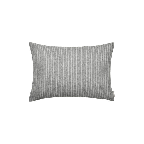 Stripes cushion cover, grey, ELVANG