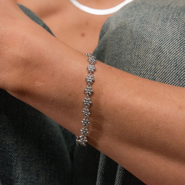 Flower Bracelet, s&oslash;lv, WHO IS SHE