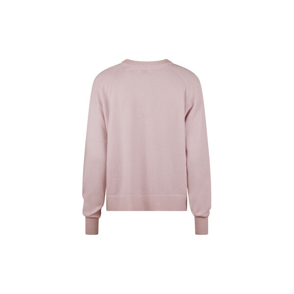 Iberia crew neck i strikk, light pink, Stenstr&ouml;ms