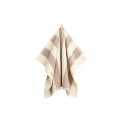 Stripe h&aring;ndkle 50x70, silver sand, Gant