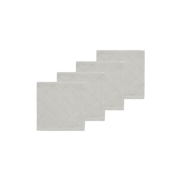 Tiles t&oslash;yservietter, light grey, S&ouml;dahl