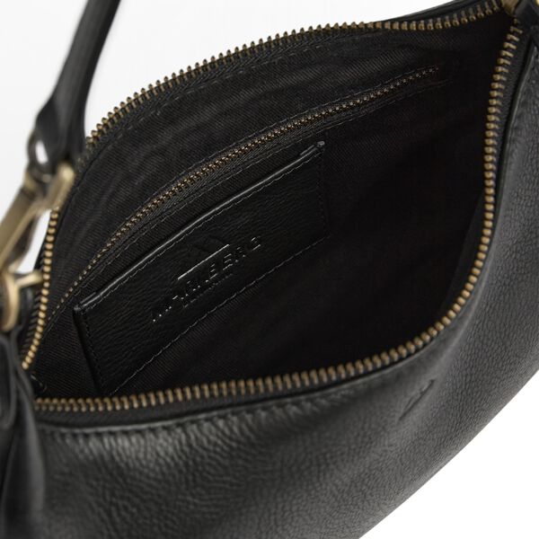 HaydenMBG Crossb. Bag Soft V., black w/br. gold, Markberg