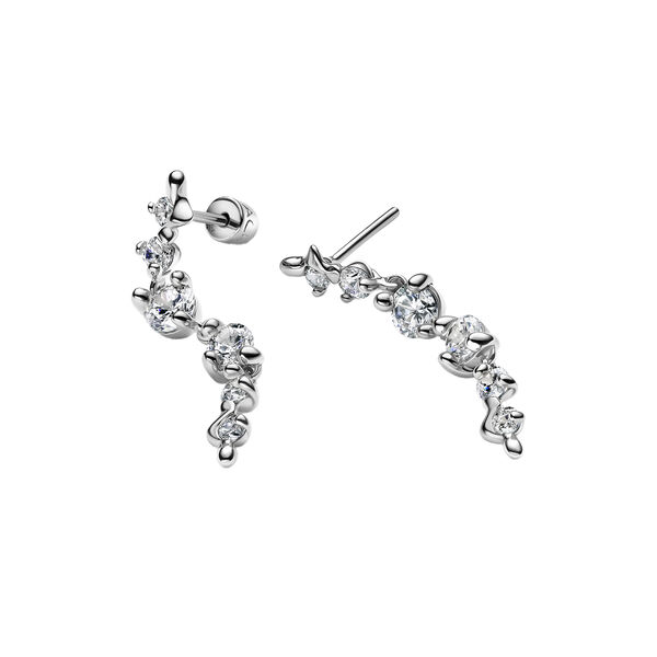 Arctic Øreringe Medium, sølv, Maria Black