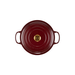 Signature rund gryte &Oslash; 28 cm, garnet, Le Creuset