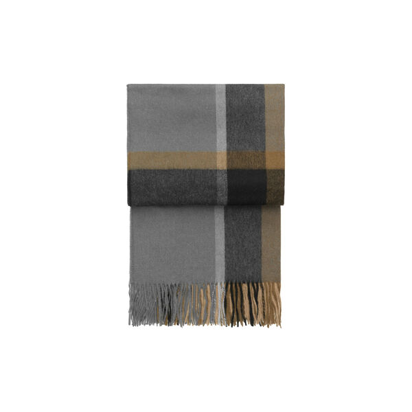 Manhattan pledd, yellow ocher/smoked glass, ELVANG