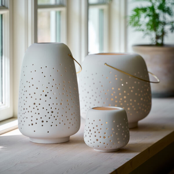 Keramisk lanterne, medium, Uyuni Lighting