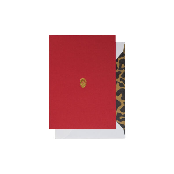 Gold Heart kort, rød/gull, CARDSOME