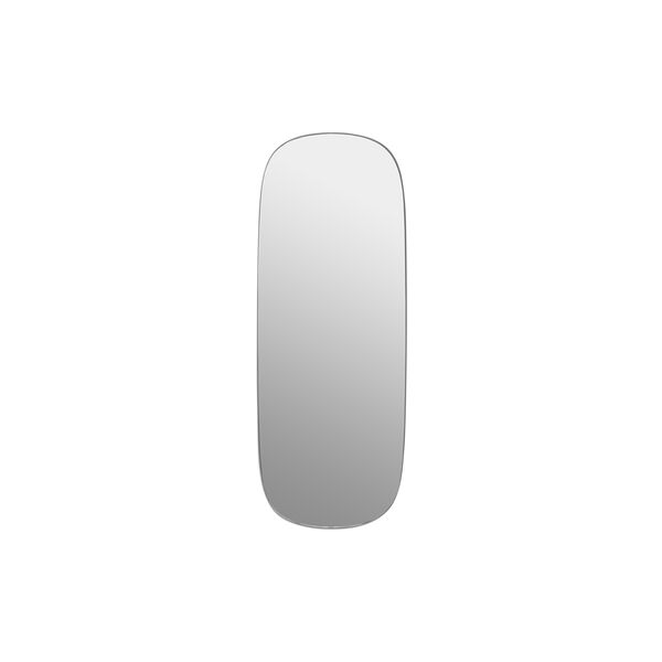 Framed Mirror, grey/clear, Muuto