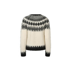 6873RDFMalou knit, off white, RUE de FEMME