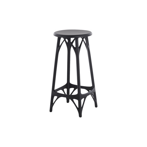 A.I. LIGHT skammel, black, Kartell