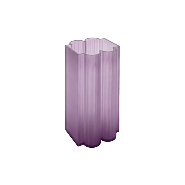OKRA vase L, violet, Kartell