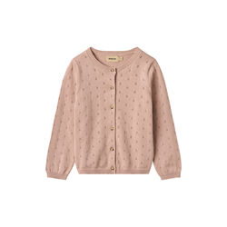 Knit Cardigan Maia, 2487 rose powder, Wheat