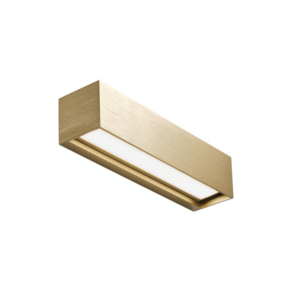 LINEA W2 vegglampe, brass, LIGHT-POINT