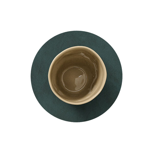 Nupo glassbrikke Circle, dark green, LIND DNA