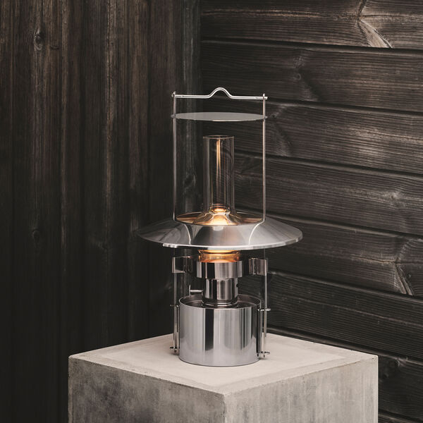 EM portable LED skipslampe H 43 cm, st&aring;l, Stelton