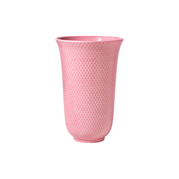 Rhombe Color vase, rosa, Lyngby Porcelæn