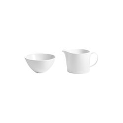 Gio sukkersk&aring;l og fl&oslash;tekanne sett, hvit, Wedgwood
