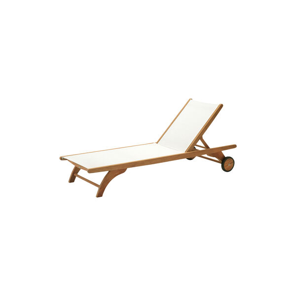 Columbus Sunbed, white Columbus Sunbed, white, Fritz Hansen