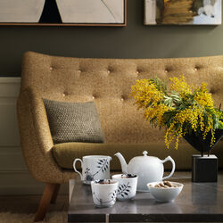 Sort Mega Riflet termokopp, 26 cl, Royal Copenhagen