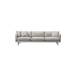 Calmo 3-seter sofa, beige/svart, Fredericia Furniture