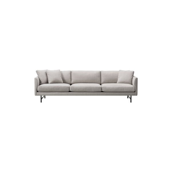 Calmo 3-seter sofa, beige/svart, Fredericia Furniture