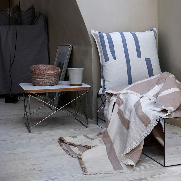 Lyme Grass pledd, beige, ELVANG