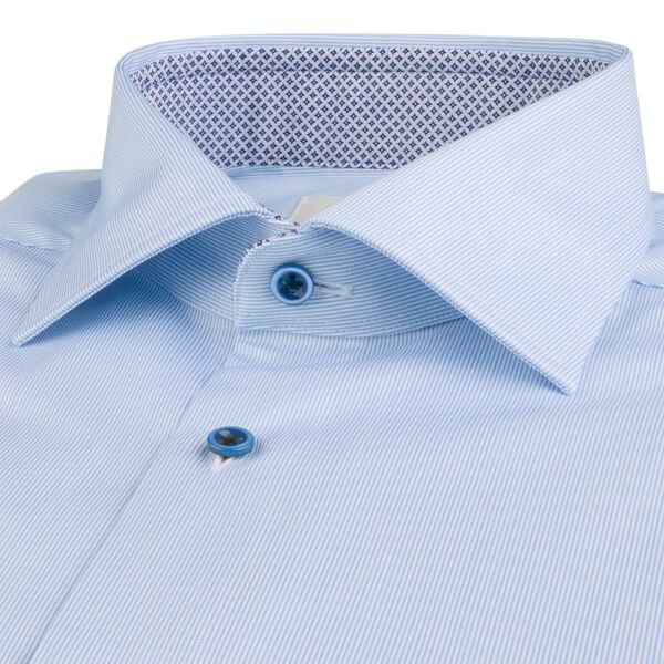 Slimline C75 RM cuff Contrast, light blue stripe, Stenströms