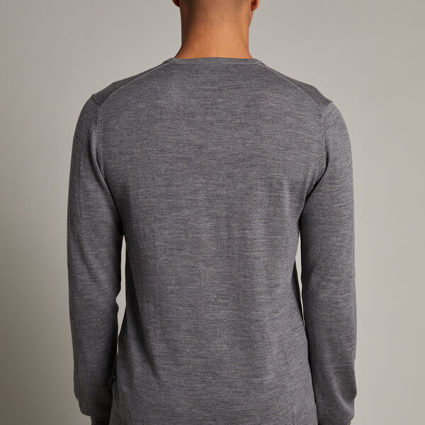 Margrate Pullover, medium grey melange Margrate Pullover, medium grey melange, Matinique