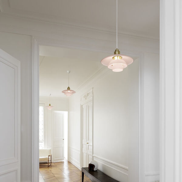 PH 3½-3 Pale Rose Taklampe, Louis Poulsen