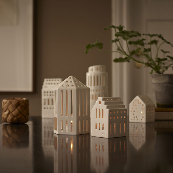 Urbania lyshus Klassik, hvit, Kähler