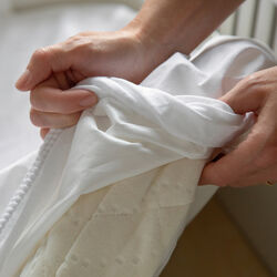 Junior v&aring;tliggelag, hvit, Sebra