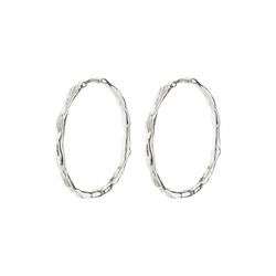 EDDY resirkulerte organisk formede maxi hoops, s&oslash;lvbelagt, Pilgrim