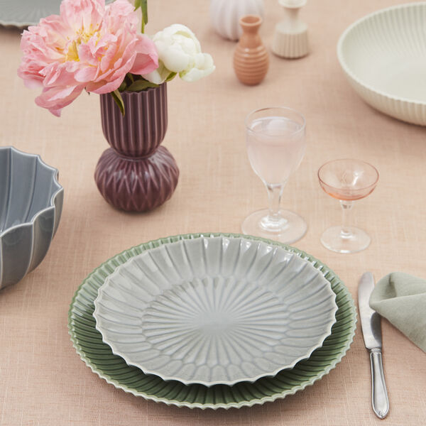 Samsurium Lunch Plate frokost tallerken &Oslash; 22 cm, blue/grey, Dottir Nordic Design