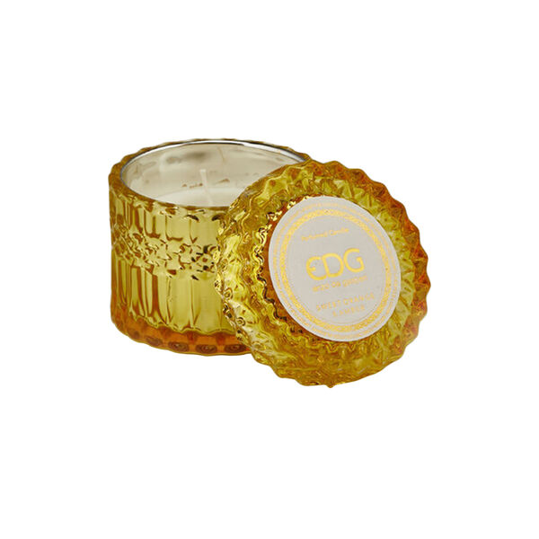 Crystal Duftlys, s&oslash;t appelsin & rav, Enzo de Gasperi
