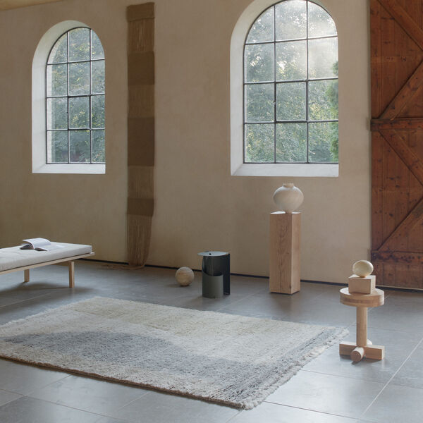 Optical Echo gulvteppe, vanilla Optical Echo gulvteppe, vanilla, Linie Design