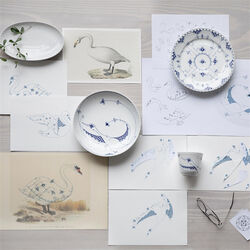 Musselmalt Helblonde tallerken &Oslash; 25 cm, Royal Copenhagen