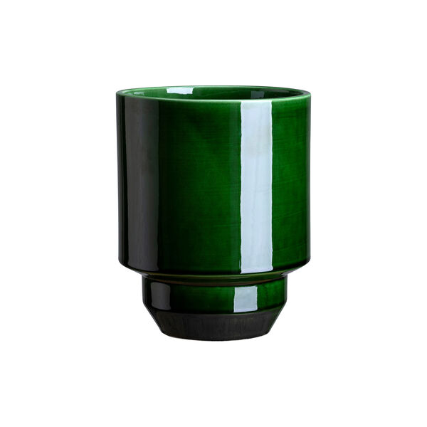 Hoff GLAZED potte, emerald green Hoff GLAZED potte, emerald green, Bergs Potter