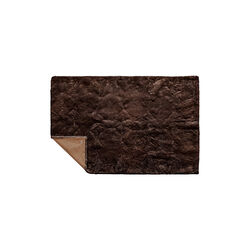 LUIS sengeteppe, dark chocolate, WEICH Couture Alpaca