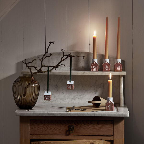 Gingerbread Adventsstaker, K&auml;hler